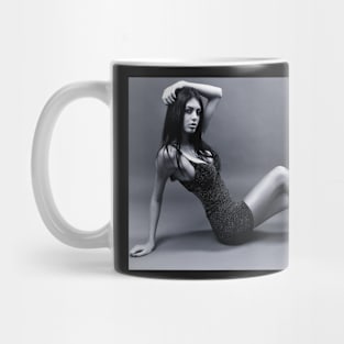 Glamorous latin lady monochrome toned Mug